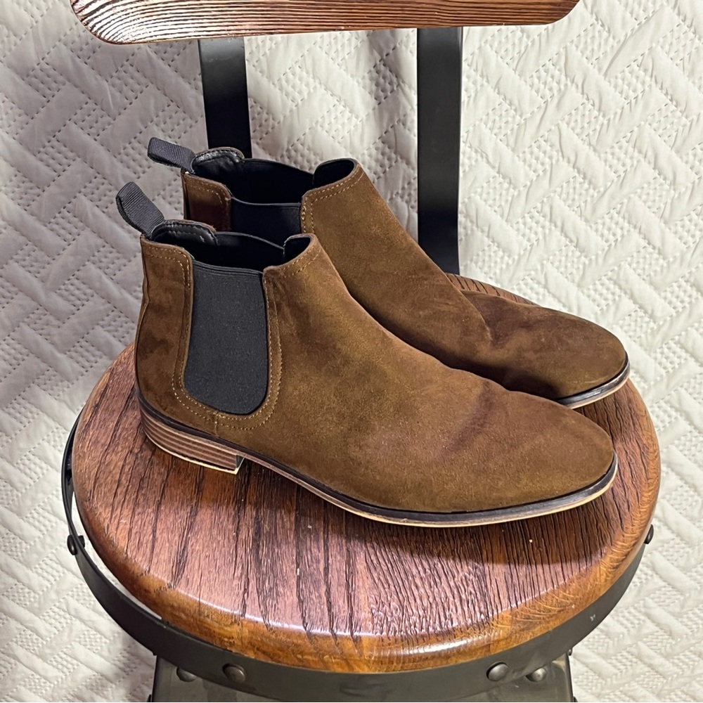 H&M Brown Chukka Boots Suede Ankle-High